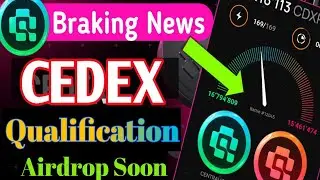 Cedex⚡️ Airdrop Pre-Qualification Goes Live | Cedex Verify your email
