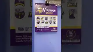 🍀 Lottery Win!!!#32 Minnesota $2 Vikings Gameday lottery ticket 🍀