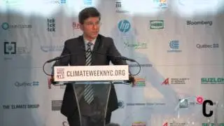 Jeffrey Sachs on the need for a US Climate Policy at Climate Week NYC 2012