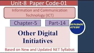 Digital initiatives in higher education | Chapter-5 | Part-14 ICT | Other Digital Initiative |