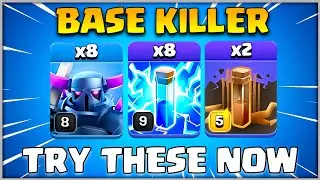 Base Killer Pekka Army is Powerful at TH12 in Clash of Clans
