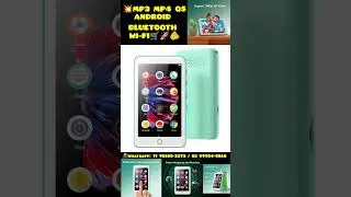 🤩💥🎧MP3 MP4 PLAYER TIMMKOO Q5 VERDE ANDROID BLUETOOTH WI-FI GOOGLE CHROME YOUTUBE🛒🫵. VER DESCRI&Ccedil;&Atilde;O💯🚀👇