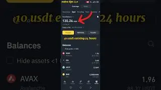 10 usdt earning 24 hours 🙏#binance #youtubeshorts #shorts #onlineearning