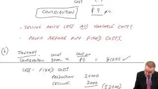 ACCA F2 The Management Accountant’s Profit Statement – Marginal Costing