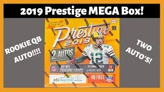 Я нашел Prestige MEGA Box 2019 года в Target... и получил QB Rookie Auto!!
