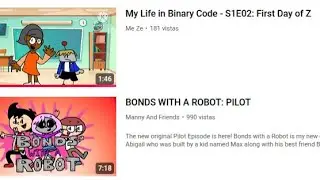 reacting to: BONDS WITH A ROBOT and My life in Binary code