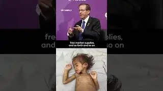 Israel&rsquo;s President Herzog denies famine in Gaza, blames UN and Hamas