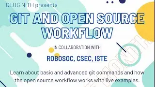 Git and Open Source Workflow - OSM Event 2