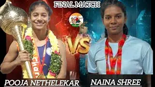 MUNA BAI TITLE KESARI FINAL BOUT POOJA (B) VS NAINA SHREE (R) 5TH VEER CHANDRASHEKHAR AZAD WRESTLING