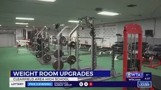 Clearfield Area High School fieldhouse receives an upgrade