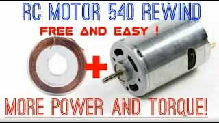 Diy RC Brush Motor rewind