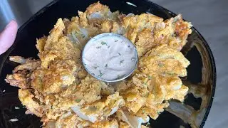 letter &ldquo;O&rdquo; for blooming onion 🧅