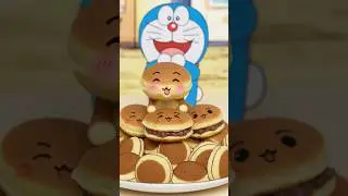 Doremon lover?😻 #cookies #doraemon #pancake #food #funny #ai #cartoon #aivideogenerator