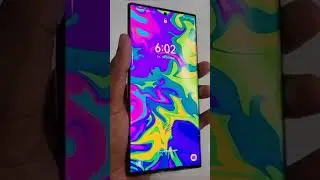 Galaxy Theme Liquid Art #samsung #galaxytheme #shorts