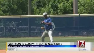 Wake Forest high school baseball star doesn't mind all the attention