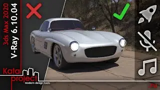 ⏩ Реалистичное окружение в V-Ray 6 &ndash; Finite Dome &ndash; новый режим проецирования HDRI-карт | урок V-Ray