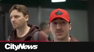 Men's Team Canada Hockey team arrives in Italy ahead of match on Monday