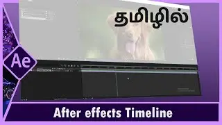After Effects timeline tutorial in Tamil