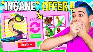 I Traded The FIRST *MEGA NEON* GILDED SNAKE In Adopt Me Roblox! (Roblox Adopt Me Trading)