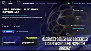 CONSIGUIENDO TODOS LOS OBJETIVOS A LA VEZ DE LA LIGA FUTURAS ESTRELLAS!! | *MUCHOS SOBRES* | FC26