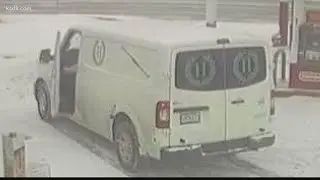 Funeral home van and body recovered