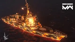 Modern Warships :JS Ashigara DDG 178 with new event skin🐡