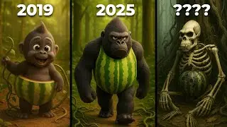 Evolution of Gorillo Watermelondrillo - Italian Brainrot