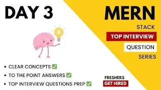 🔴#03 MERN Stack Interview Questions | Fresh Graduates Must Watch