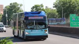 2018 New Flyer XN60 #1007 on the Bx12 Select Bus Service at Pelham Bay Park