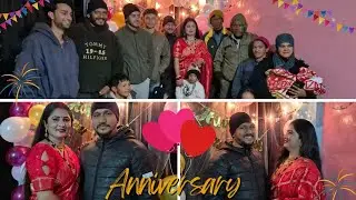 Gaurav Mansi 7th Anniversary celebration 🎊 || @Aashuvlogs_uk #weddinganniversary 