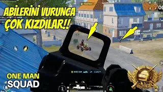 ABİLERİNİ VURUNCA &Ccedil;OK KIZDILAR ! BURAK GAME SOLO SQUAD PUBG MOBİLE