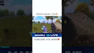 1vs4 Clutch With AUG🔥 #manuislive