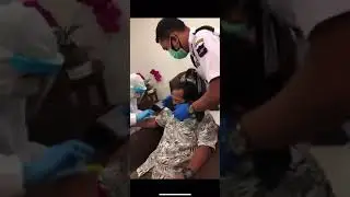 funny video a guy who is afraid of getting injection before travelling during covid-19