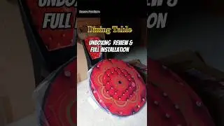 Dining Table Installation || Dining Table Unboxing || Dining Table Review #shortfeed #viral #shorts