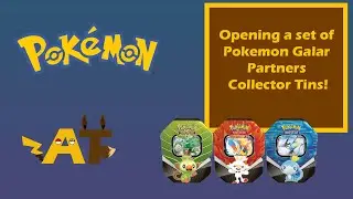 Opening a set of Pokemon Galar Partners Collector Tins!