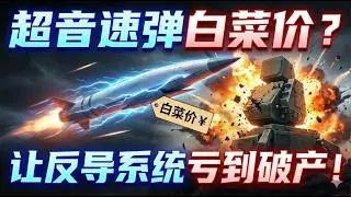 中國把高超音速飛彈幹成了白菜價，讓反導系統虧到破產！