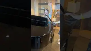 Playing the Piano with only one hand!! #shorts  #funny