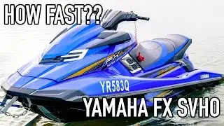 Yamaha FX SVHO 0-60 PWC Acceleration Test. How fast is a fast jet ski? EP#17