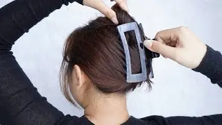 60 SECOND HAIRSTYLE | Easy Claw Clip Hairstyles For Beginners