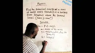 HOW TO SOLVE POTENTIAL ENERGY CALCULATION...IN PHYSICS