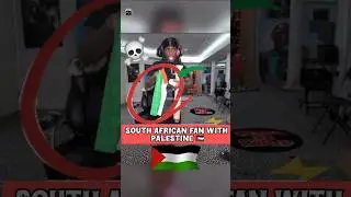 African fan stand with 🇵🇸🍉❤️ #shortsfeed #shorts #african #fans