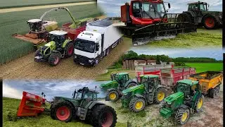 ENSILAGE XXL dans la Marne ! dameuse et FENDT 926 pure sound !