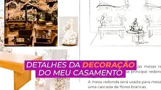 TODO DO PROJETO DE DECORAÇÃO DO CASAMENTO BI COIMBRA E CRIS GUEDES - CONECTANDO EXTREMOS