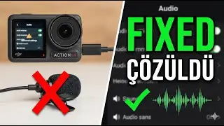 DJI Action 4 Mic Fix! SO EASY (subtitle) ✅ Mikrofon Sorununa Kesin &Ccedil;&ouml;z&uuml;m! (EN KOLAY Y&Ouml;NTEM)