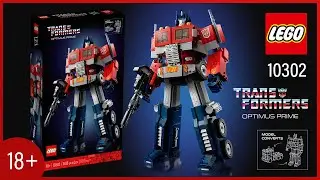 LEGO&reg; ICONS&trade; | Optimus Prime (10302)[1508 pcs] Speed Build | Top Brick Builder +18