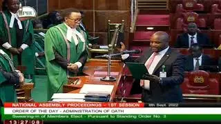 JALAN'GO FINALLY TAKES AN OATH OF OFFICE IN THE NATIONAL ASSEMBLY