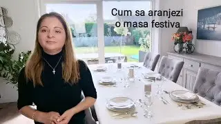 CUM SA ARANJEZI O MASA FESTIVA