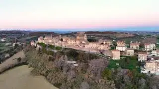 Lapedona all'alba