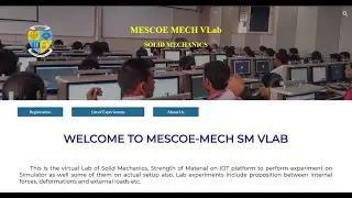 MESCOE MECH Solid Mechanics VLab