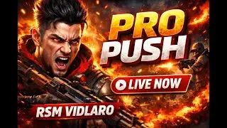FREE FIRE LIVE 🔥 Pro Rank Push | Intense Gameplay | RSM VidLaro